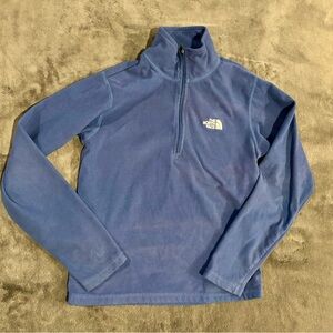 Boys/ Girls The North Face Unisex 1/4 Zip Fleece Size Small 7-8